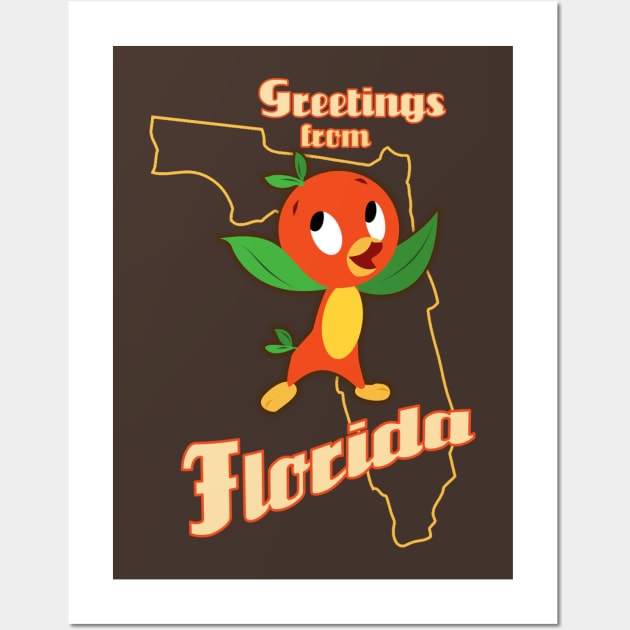 Greetings from Florida Wall Art by Lunamis